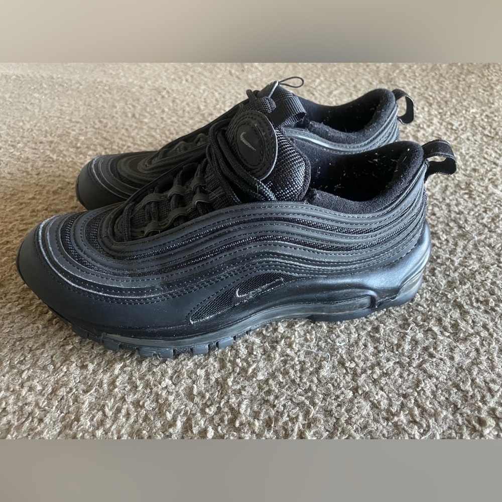 Women’s nike air max 97s size 6.5, black on black
